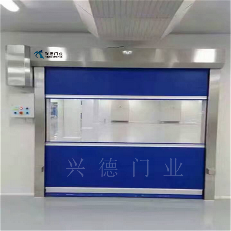興德門眾多企業(yè)廠房選擇，只因快硬質(zhì)快速門的人性化