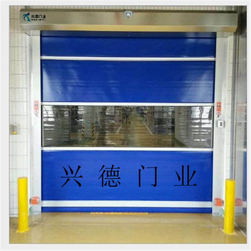 興德門眾多企業(yè)廠房選擇，只因快硬質(zhì)快速門的人性化